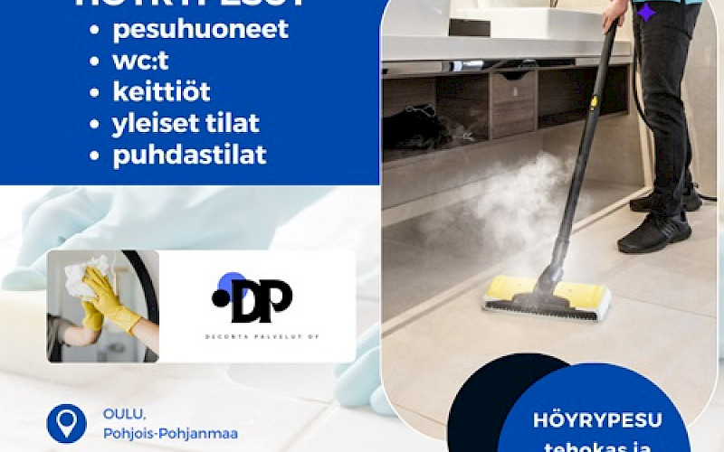 HÖYRYPESUT! Tehokas ja ympäristöystävällinen menetelmä.