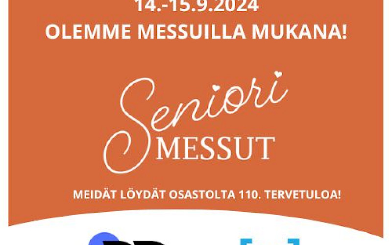 Seniorimessut Ouluhallissa 14.-15.9.2024!